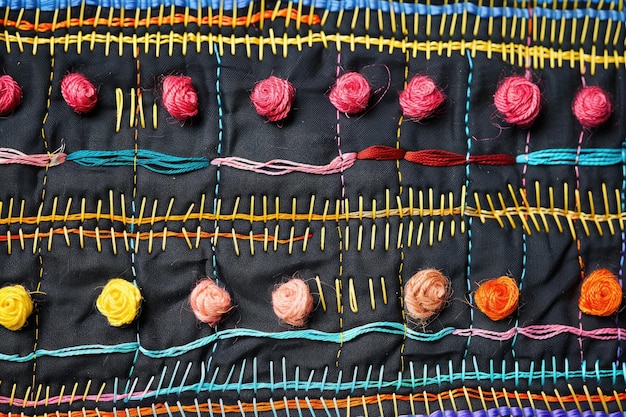 przykładowe próbki haftu